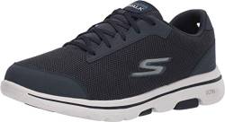 Skechers Herren Gowalk 5 Sportliche Workout-/Walking-Schuhe mit luftgekühltem Schaumstoff Sneaker, Marineblau/blau, 47.5 EU X-Weit von Skechers