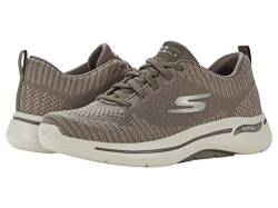 Skechers Herren Gowalk Arch Fit – athletischer Workout-Wanderschuh mit luftgekühltem Schaumstoff-Sneaker Sneakers, Taupe, 41 EU von Skechers