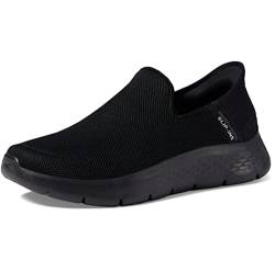 Skechers Herren Gowalk Flex Slip-Ins-Athletic Slip-on Casual Walking Schuhe | Luftgekühlter Memory-Schaum Sneaker, Schwarz, 44 EU X-Weit von Skechers