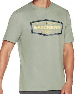 Skechers Herren Latitude Tee T-Shirt, Green, von Skechers