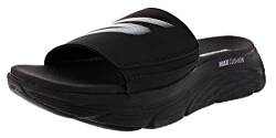 Skechers Herren Max Cushioning Slide Mizumi Sandalen, schwarz / weiß, 42 EU von Skechers