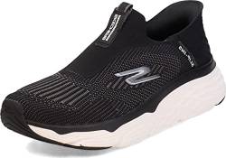 Skechers Herren Max Cushioning Slip-Ins – athletische Slip-On-Laufschuhe mit Memory-Schaum Sneaker, Schwarz, 39.5 EU von Skechers