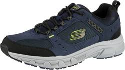 Skechers Herren Oak Canyon-51893 Sneaker, Blau Navy Lime Nvlm, 45 EU von Skechers