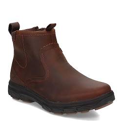 Skechers Herren Resment-Korver Chelsea Boot Seitlicher Reißverschluss Wanderstiefel, CDB, 42 EU Weit von Skechers