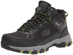 Skechers Herren SELMEN MELANO Trekking Shoes, Black Leather W/Synthetic & Mesh, 43 EU von Skechers