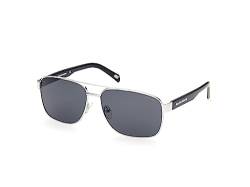 Skechers Herren Se6160 Sonnenbrille, Shiny Light Nickeltin, 63/15/140 von Skechers