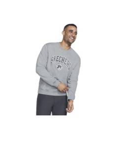 Skechers Herren Skech-Sweats Delta Crew T-Shirt, grau, XXL von Skechers