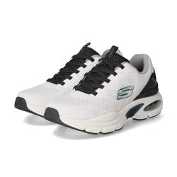 Skechers Herren Skech-air Ventura Sneakers,Sports Shoes, Weißes Netzgewebe, schwarzer Rand, 46 EU von Skechers