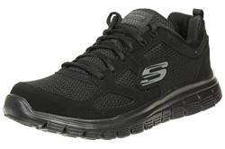 Skechers Herren Skechers Burns 52635-bbk Sneaker, Schwarz Black 52635 Bbk, 39 EU von Skechers