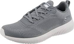 Skechers Herren Skechers Squad Sneaker, Grauer Netzbesatz, 42 EU von Skechers