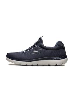 Skechers Herren Summits Slip On Sneaker, Navy Mesh Trim, 44 EU von Skechers