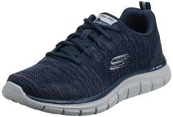 Skechers Herren Track-Front Runner Sneaker, Navy/Grey, 41 EU von Skechers