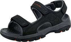 Skechers Herren Tresmen-Garo Open Toe Water Sandal, Black Synthetic, 45 EU von Skechers