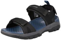 Skechers Herren Tresmen Sandalen, Schwarzes Mesh-Synthetik, 41 EU von Skechers