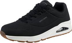 Skechers Herren Uno Stand On Air Sneaker, Black Durabuck Trim, 42 EU von Skechers