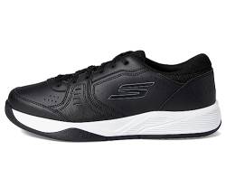 Skechers Herren Viper Court Smash Athletic Pickleball Schuhe für drinnen und draußen Relaxed Fit Sneaker, schwarz/weiß, 42.5 EU von Skechers