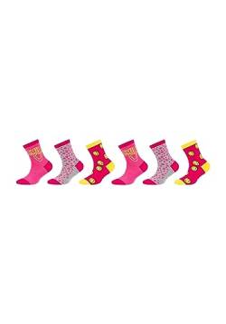 Skechers Kinder Socken Casual 6er Pack 27/30 pink mix von Skechers
