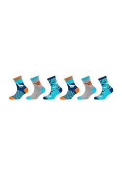 Skechers Kinder Socken Casual 6er Pack 31/34 navy mix von Skechers