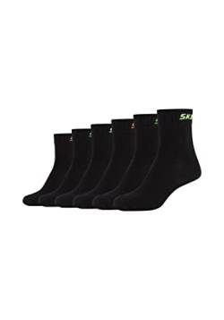 Skechers Kinder Socken Mesh Ventilation 6er Pack 31/34 black von Skechers