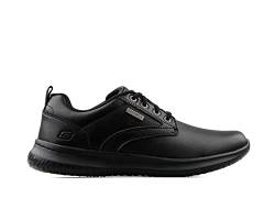 Skechers Men's Delson-Antigo Trainers, Black (Black Leather Bbk), 9.5 UK (44 EU) von Skechers