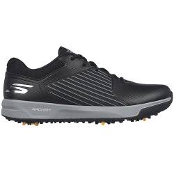 Skechers Men's Elite 5 Arch Fit Waterproof Golf Shoe Sneaker, Black/Gray Spiked, 11.5 von Skechers