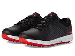 Skechers Men's Elite 5 Arch Fit Waterproof Golf Shoe Sneaker, Black/Red, 11.5 von Skechers