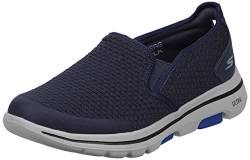Skechers Mens Gowalk 5 - Elastic Stretch Athletic Slip-on Casual Loafer Walking Shoe Sneaker, Navy, 41.5 X-Weit von Skechers