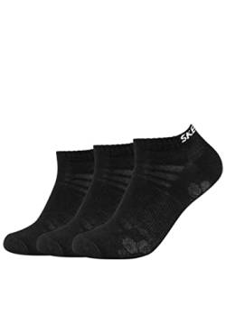 Skechers Socks Herren SK43022 Füßlinge, Schwarz (Black 9999), (Herstellergröße: 35/38) (3er Pack) von Skechers