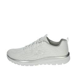 Skechers Sport Womens Graceful GET Connected Sneakers Women weiß/Silber, Schuhgröße:39 EU von Skechers