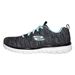 Skechers Sport Womens Graceful Twisted Fortune Sneakers Damen Schwarz, Schuhgröße:36 EU von Skechers