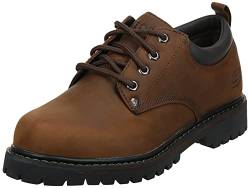 Skechers Tom Cats, Herren Oxford Schnürhalbschuhe, Braun (Dark Brown), 41 EU von Skechers