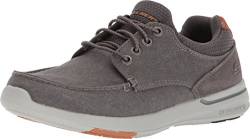 Skechers USA Herren Bootsschuhe Relaxed Fit Elent-Mosen, Braun - anthrazit - Größe: 44 EU extra breit von Skechers