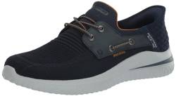 Skechers USA Men's Herren Slip-Ins: Delson 3.0-Roth Slipper, Marineblau, 42 EU Weit von Skechers