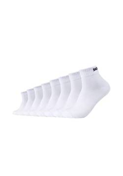 Skechers Unisex Kurzsocken Mesh Ventilation 8er Pack 35/38 white von Skechers