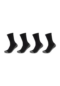 Skechers Unisex Tennissocken Cushioned 4er Pack 39/42 black mix von Skechers