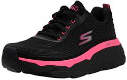 Skechers Women's Max Cushion Sneaker Black/Hot Pink 11 von Skechers