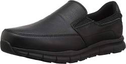 Skechers for Work Men's Nampa-Groton Food Service Shoe,Black Polyurethane,12 W US von Skechers