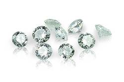 Diamant Brillant 0,01 Karat, F (Top Wesselton+) VS, 1 Stück von Skielka Designschmuck