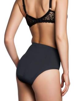 Skin Wrap Shapewear Damen - Bauchweg Unterhose Damen Figurformende Unterwäsche - Seamless Miederhose Bauch Weg - leicht & formend in Anthrazit Größe L von Skin Wrap