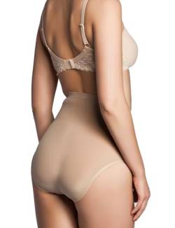 Skin Wrap Shapewear Damen - Bauchweg Unterhose Damen Figurformende Unterwäsche - Seamless Miederhose Bauch Weg - leicht & formend in Haut Größe L von Skin Wrap