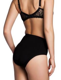 Skin Wrap Shapewear Damen - Bauchweg Unterhose Damen Figurformende Unterwäsche - Seamless Miederhose Bauch Weg - leicht & formend in Schwarz Größe S von Skin Wrap