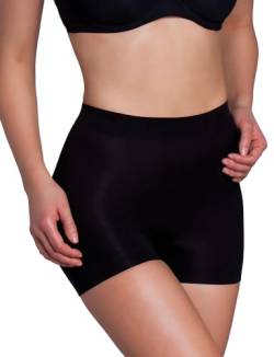 Skin Wrap Shapewear Damen - Panty Damen (S-2XL) Body Shaper Damen Bauchweg Unterhose Damen - nahtlos & formend, Farbe:Schwarz (BK), Größe:S von Skin Wrap