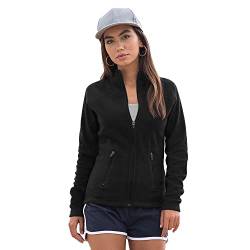 Skinni Fit Damen Mikrofleece-Jacke/Fleece-Jacke (2XLarge) (Schwarz) von Skinni Fit