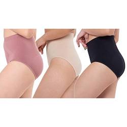 Skinnygirl Damen Shapewear – Nahtlose Mikrofaser Bikini Shaping Slip Unterwäsche (3er-Pack) - - Medium von Skinnygirl