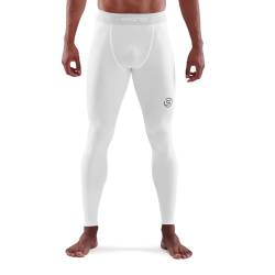 Skins Herren Series-1 Performance Compression Long Tights Kompressionshose, Weiß, Groß von Skins