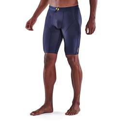 Skins Series-5 Half Tights Herren blau Größe L 2022 Laufsport Shorts von Skins