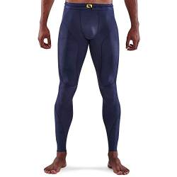 Skins Series-5 Lange Tights Herren blau Größe M 2022 Laufsport Hose von Skins