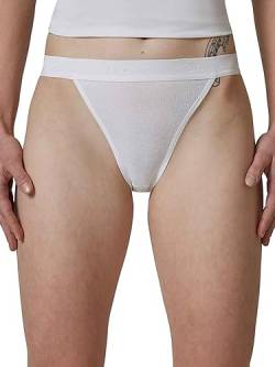 Damen Tanga 2er Pack Cotton Rib Weiﾟ 44 von Skiny