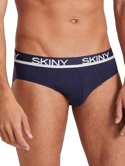 Herren Brasil Slip 3er Pack Multipack Selection Blau M +8,00EUR von Skiny