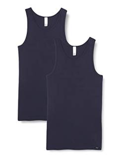 SKINY Herren 2er Pack Shirt Multipack Fine Rib 086908 Tank Top, Crown Blue, M von Skiny